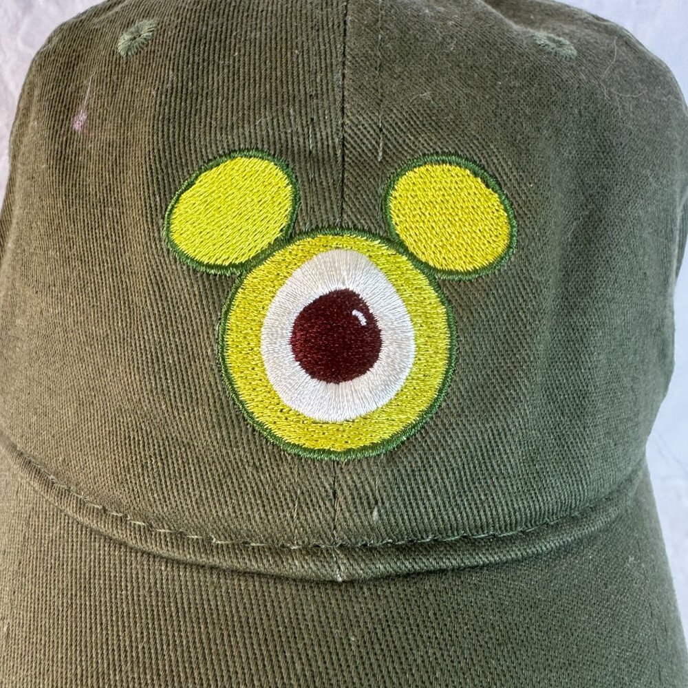 Disney Mickey Mouse 90th Anniversary BoxLunch Exclusive Green Avocado Cap New - Picture 2 of 9